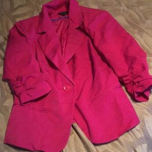 Pink blazer